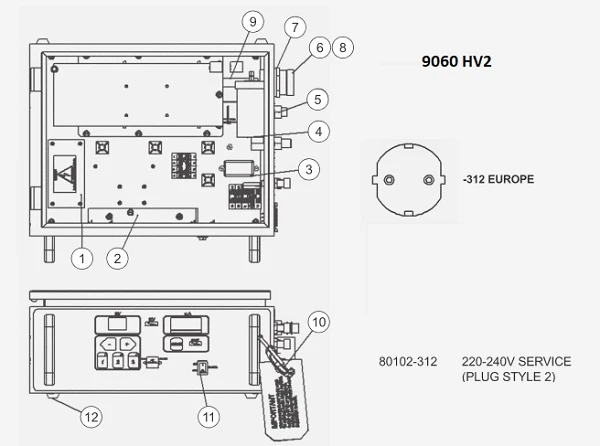 Switch for 9060 HV2
