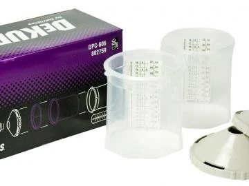 DeKups exchangeable cup housing DPC-606 lid + cup (hard liner) 802759, 710ml/24FLoz (2 pieces)