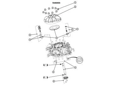 Absperrventildichtungsset für DX70 (4 Stück)