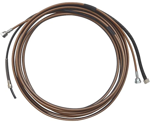 SuperFlex twin hose package with 1/8 air and material hose and 1 / 4NPS connection (270bar)