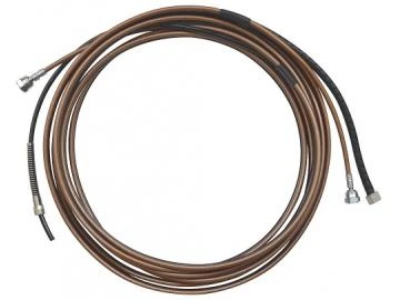 SuperFlex twin hose package with 1/8 air and material hose and 1 / 4NPS connection (270bar)