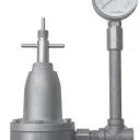 Inline Fluid Regulators with Manual Spring and Manometer