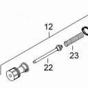 Air valve stem assembly JGA - pressure fed spray gun