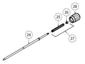 needle spring KIT for GTI Pro Lite, PRI Pro Lite - Gravity gun