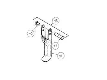 Trigger, stud and screws KIT for GTI Pro Lite, Pri Pro Lite