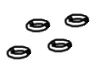 O-Ring Viton extrem (4 Stück) für AG362/AG361/AG362P/AG363/Cobra 2/AA4400A