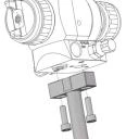 Vertikale Montageschiene mit Schrauben für AG362/AG362P/AG363