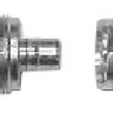 Materialschlauch (Niederdruck), transparent mit 1x 1/4 und 1x 3/8 Anschluss