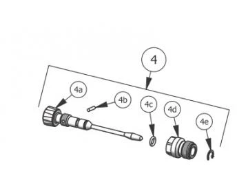 Strahlregulierventil für AA1600/AA4400/AA4400M