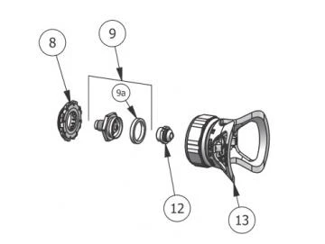 Dichtung (10 Stück) für AA1600 und AA4400