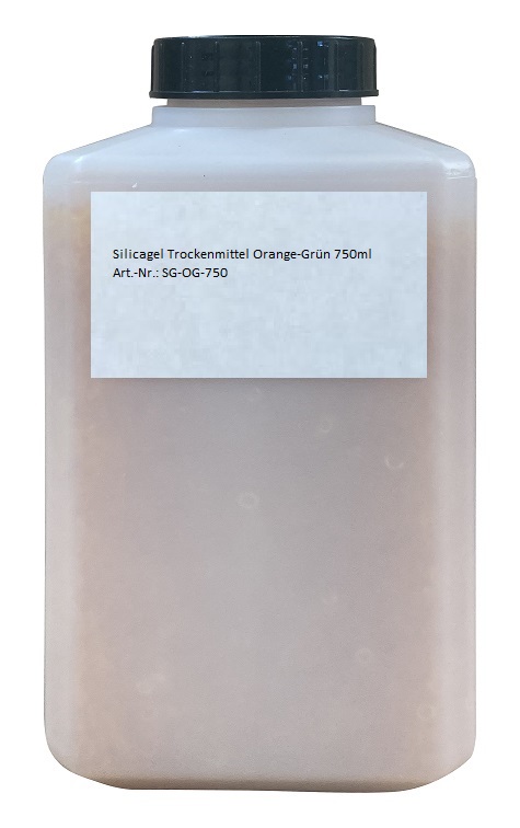 Silicagel Trockenmittel Orange-Grün 750ml