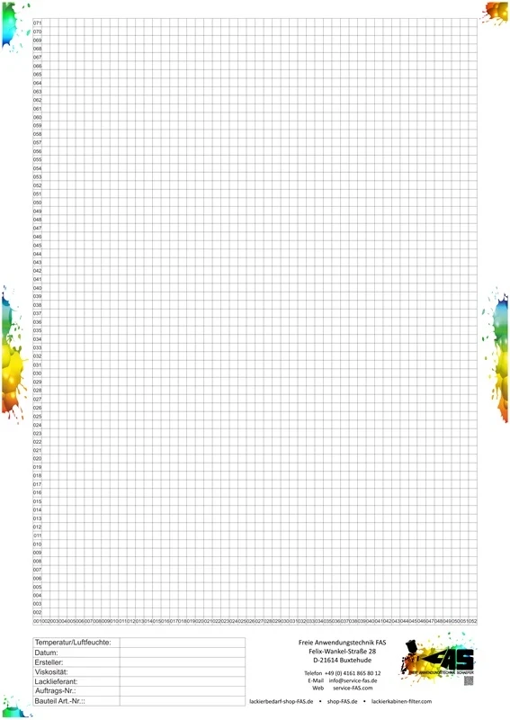 Spritzbildblock A1, 25 Blatt