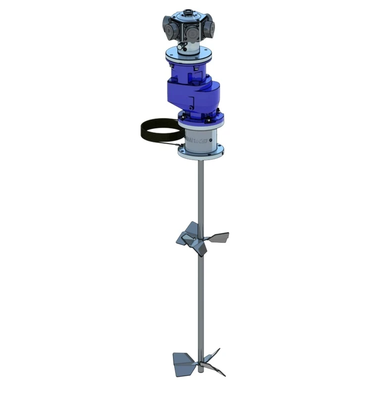 Rührwerk Zahnradpneumatikantrieb 205L