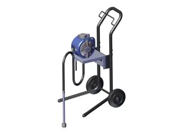 BINKS DX200 3:1 Membranpumpen auf Fahrwagen