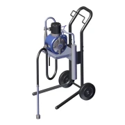 DX200 3:1 Membranpumpen auf Fahrwagen mit Pulsationskammer und Filter