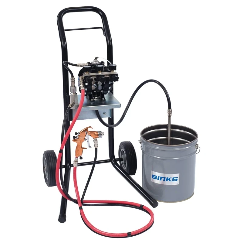 DX70-Membranpumpen ADV auf Fahrwagen