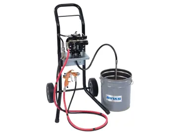 BINKS DX70-Membranpumpen ADV auf Fahrwagen