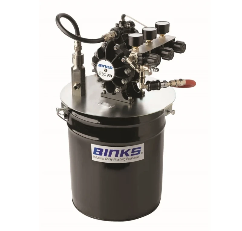 DX70-Membranpumpen auf Deckel