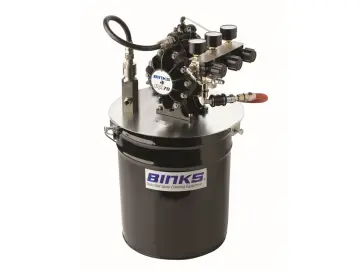 BINKS DX70-Membranpumpen auf Deckel