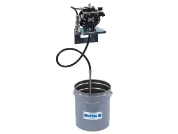 BINKS DX70-Membranpumpen auf Wandhalterung