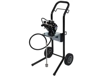 BINKS DX70-Membranpumpen auf Fahrwagen