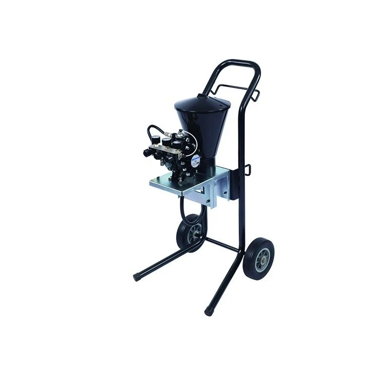 DX70-Membranpumpen auf Fahrwagen mit Oberbehälter