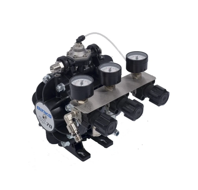DX70-Membranpumpen mit 3 Regler