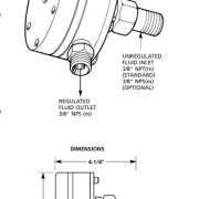 Materialregler pneumatisch Technische Daten