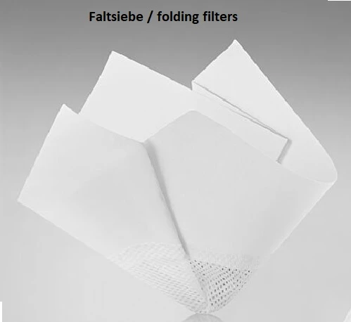 Folding filters - funnels filters