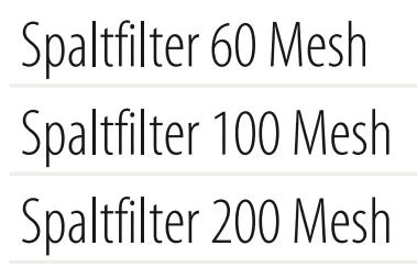 GM 4100AC/GM 5000EAC Gap filter