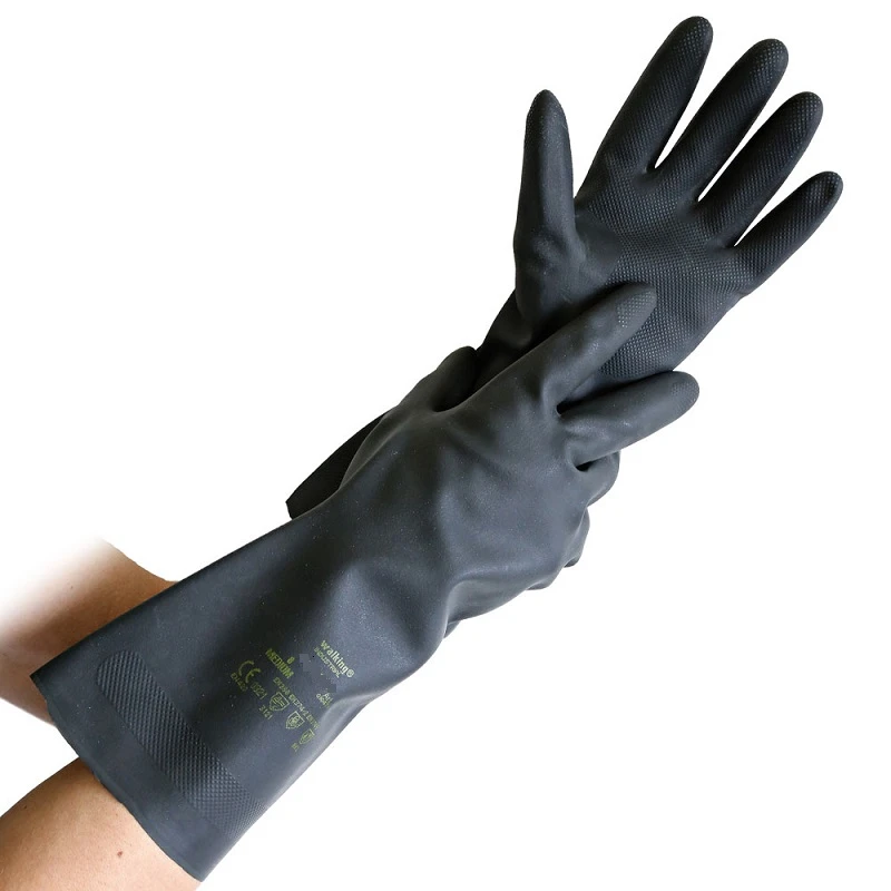 Chemical protective gloves neoprene/latex