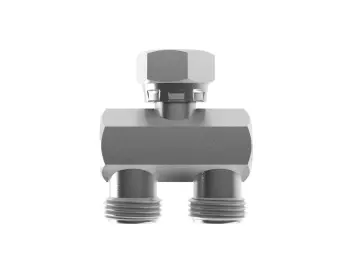 Hosco Umlaufadapter 2 Auslässe AG-Gerade