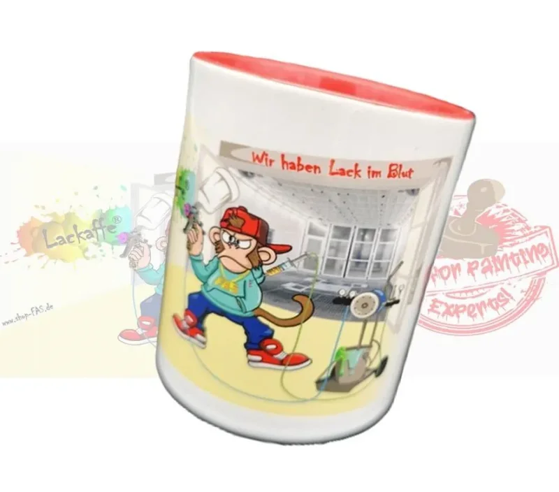 FAS - Lackaffe® Tasse vorne