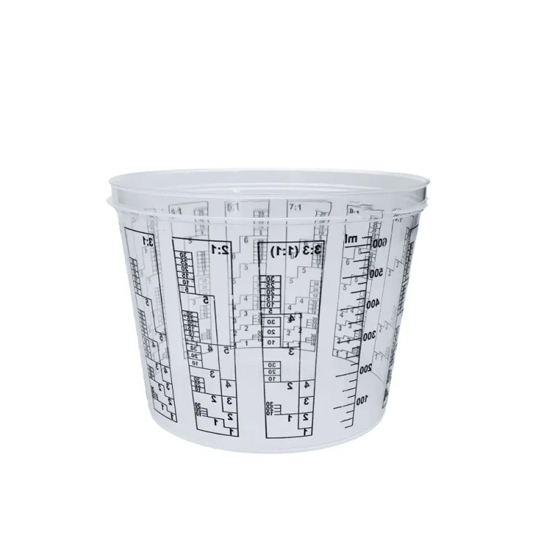 FAS Mischbecher 750ml mit Messskala bis 600ml