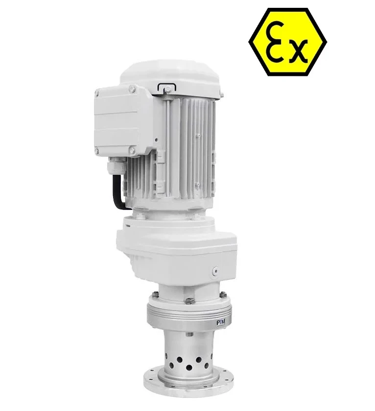 Elektr. Rührwerksantrieb ATEX mit Gewindenabe M16