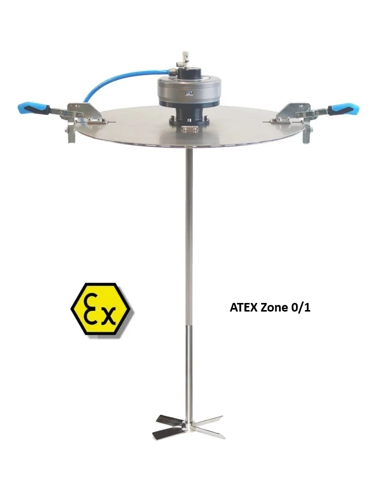 Pneumatisches Rührwerk ATEX 0/1 Schrägblatt