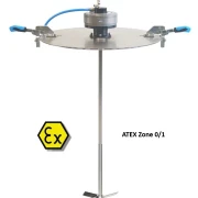 Pneumatisches Rührwerk ATEX 0/1 Schrägblatt