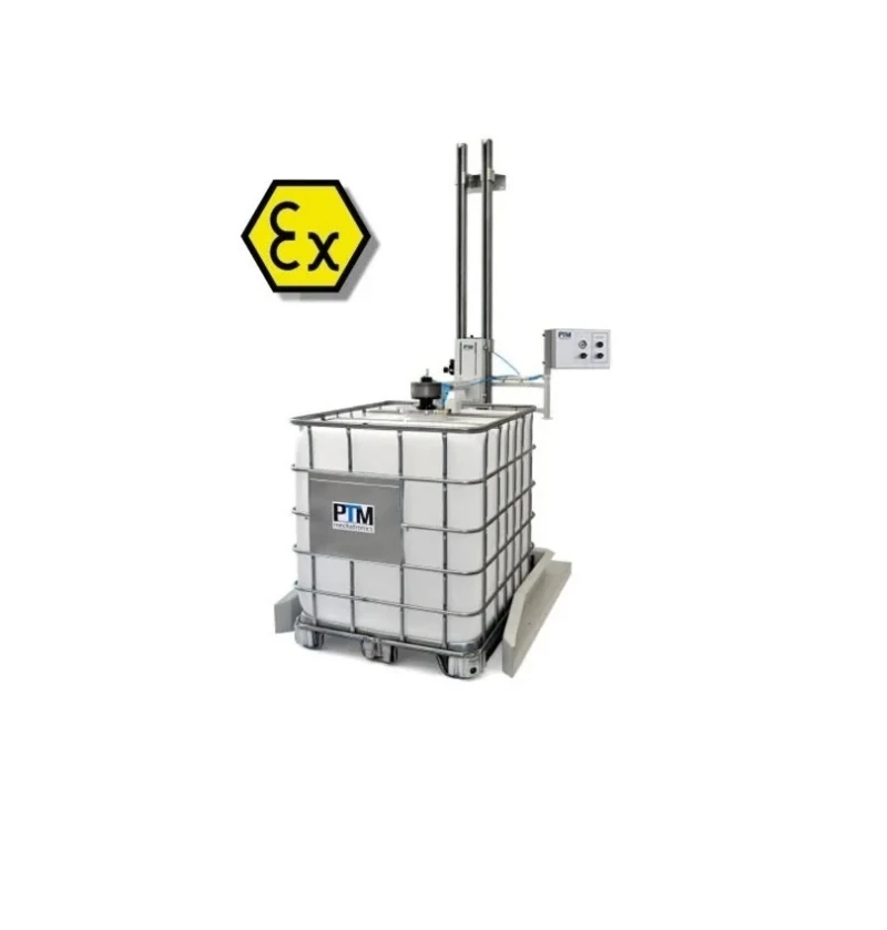 Pneumatisches Stativrührwerk für IBC ATEX