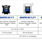 QUANTM i30 double diaphragm pump