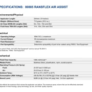 Technische Daten RANSFLEX AA85 85kV