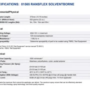 Technische Daten RANSFLEX RFXQ 65kV