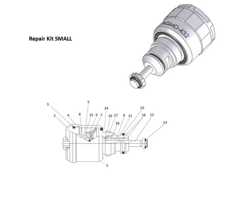 kleiner Reparatursatz für AGMD-432