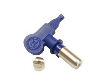 Standard reversible nozzle with pre-atomizer for airless paint spray guns