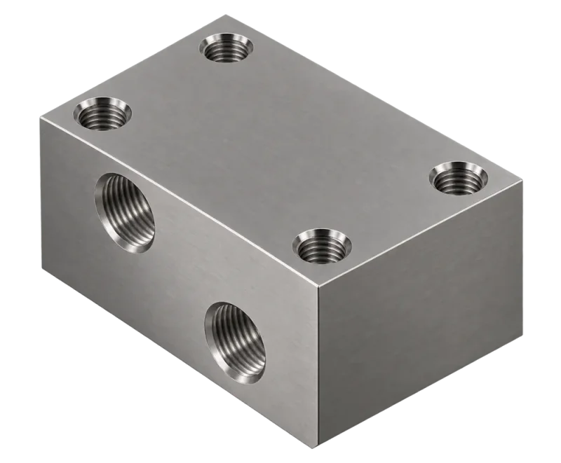 Ventilblock für Käfigventil 10M110A