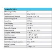 Wildcat 10-70 Technische Daten